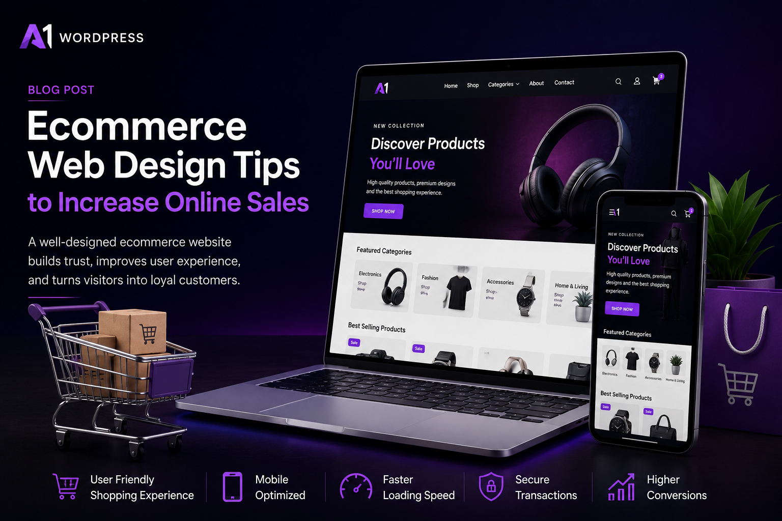 Ecommerce Web Design Tips to Increase Online Sales